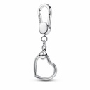Colgante de Bolso Pandora en forma de Corazón Pequeño Plata