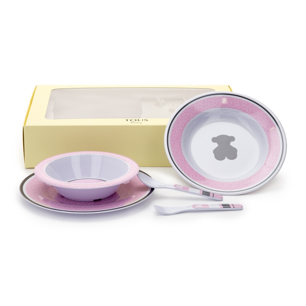 Vajilla Tous Baby Feeding Rosa