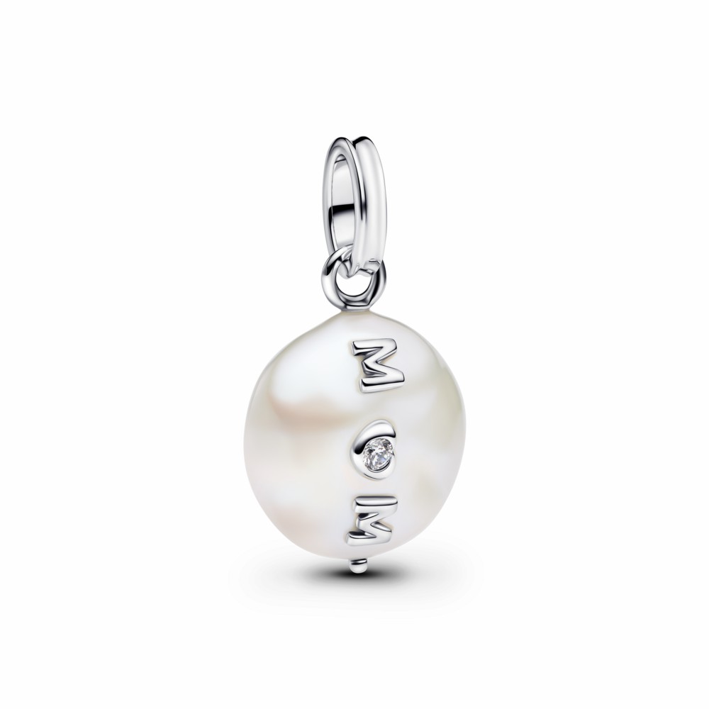 Charm Colgante Mamá y Perla Barroca Cultivada De Agua Dulce Tratada 793783C01