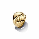 Anillos Pandora Combinables Ondulados Dorados 163832C00