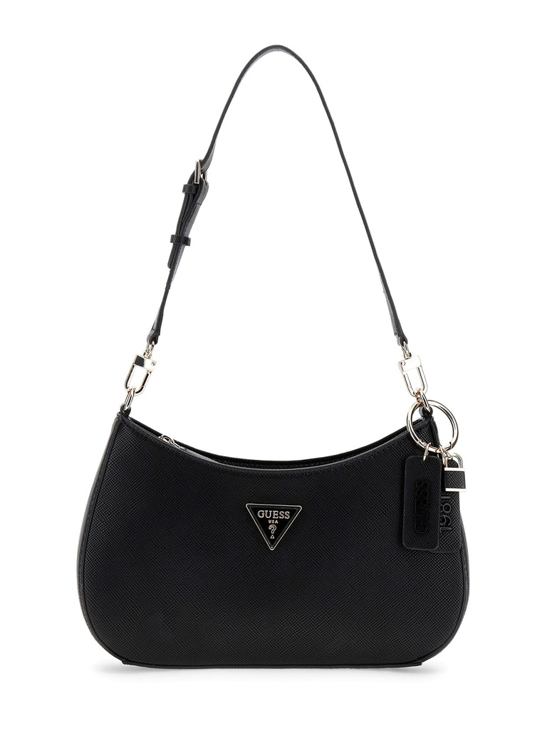 Bolso Guess Noelle II Top Zip Shoulder Negro HWZG9672180-BLACK