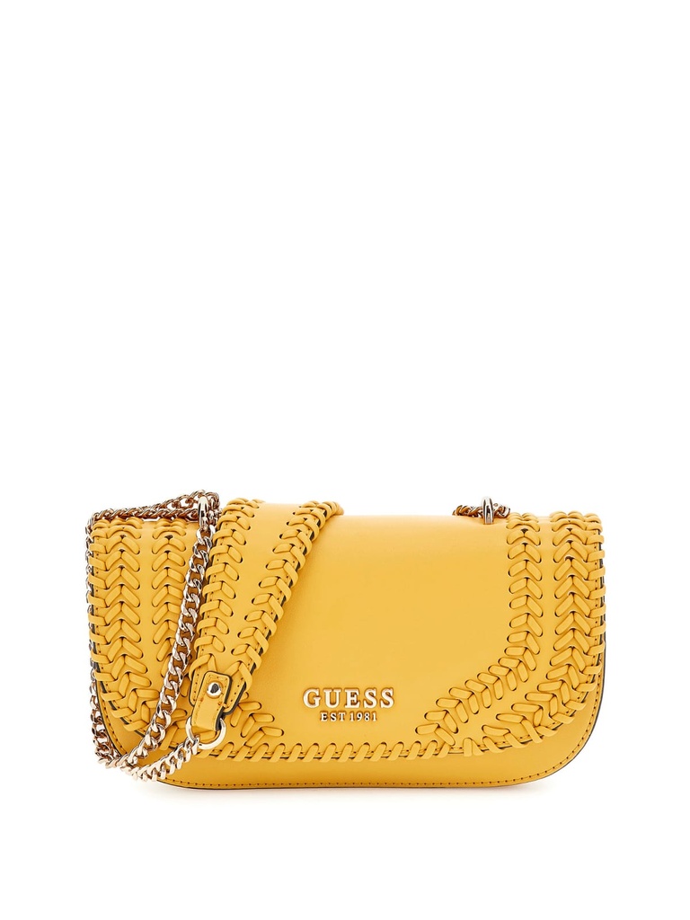 Bolso Guess Tatum Convertible Xbody Flap Amarillo HWNG9667210-MGD