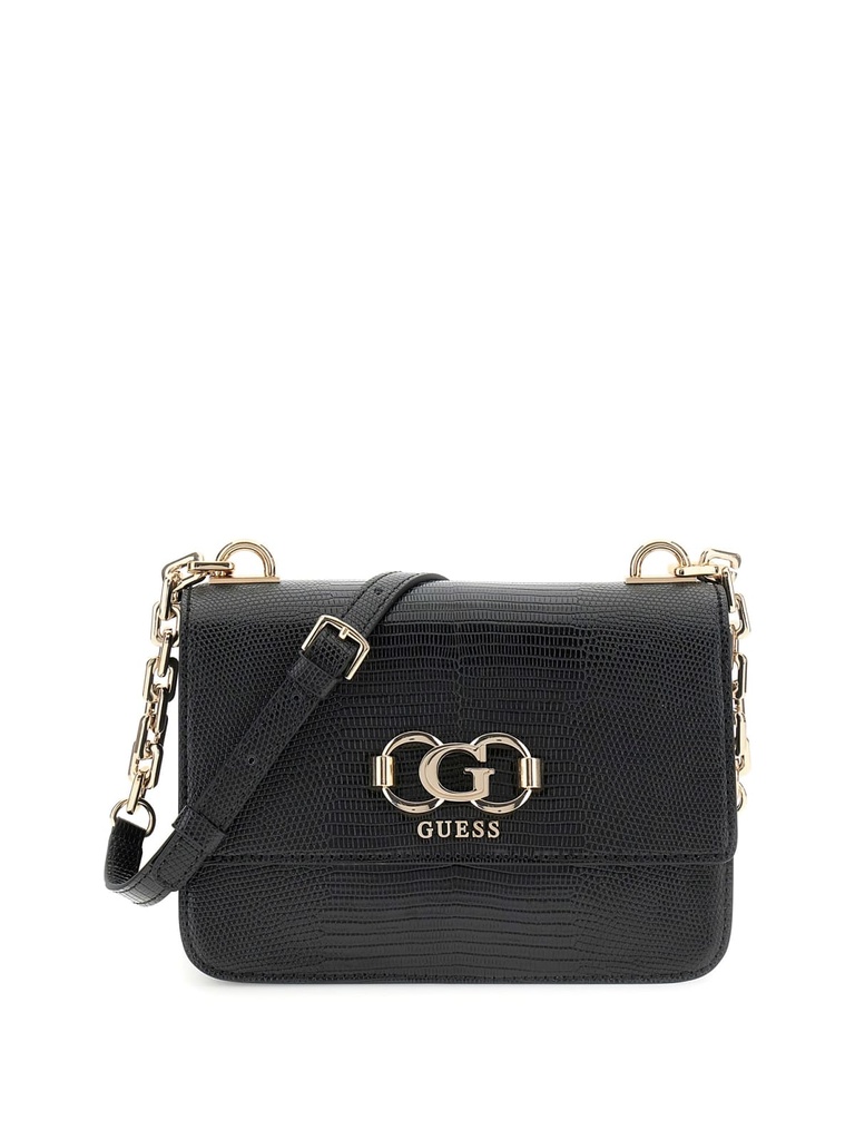 Bolso Guess Salinge Flap Crossbody Negro HWKG9624200-BLACK