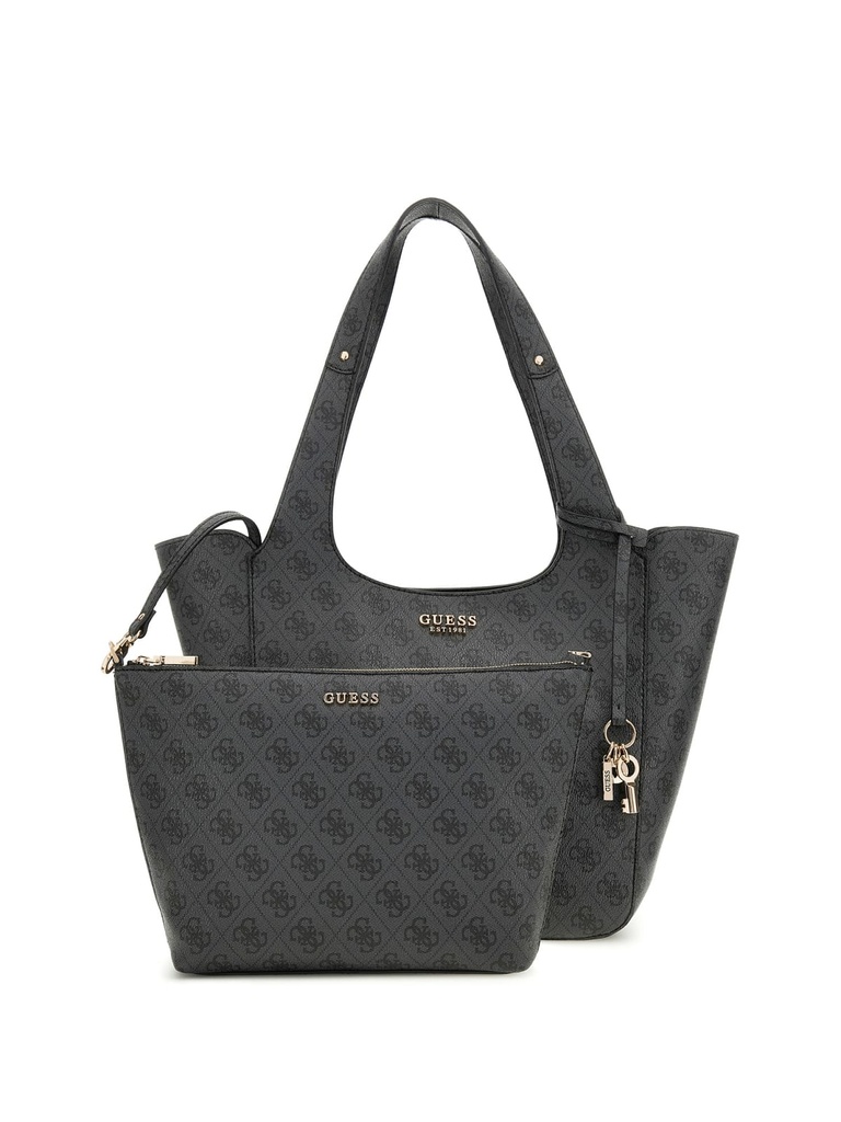 Bolso Guess Tote Calista Gris Logotipo 4G HWSG7334220-CLO
