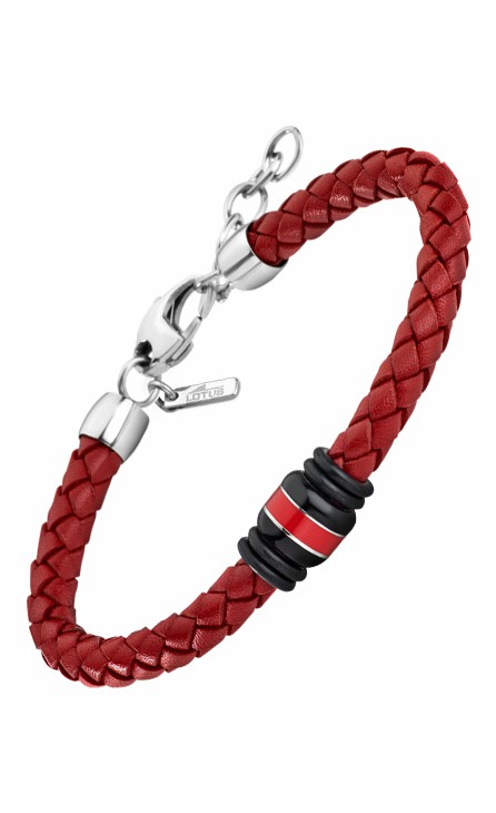Pulsera Lotus Style Urban Man Acero Rojo LS1814-2/2