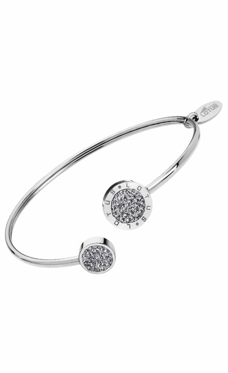 Pulsera Lotus Style Mujer Acero y Circonitas LS1849-2/1