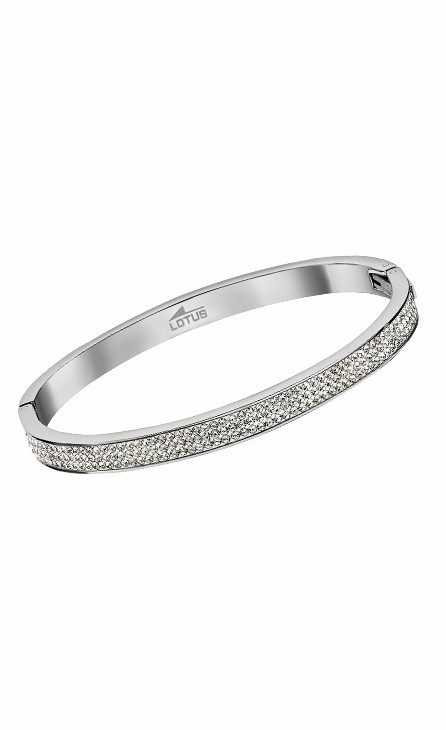 Pulsera Lotus Style Mujer Acero y Circonitas LS1903-2/1