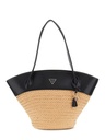 Bolso Guess Tote Venere de Rafia Negro HWWG9634230-NTB