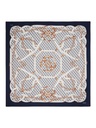Bufanda Guess Kefiah Noelle con logotipo 4G-BLU