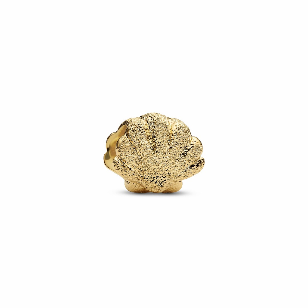 Charm Pandora Mini Concha Dorada Texturizada 764057C00