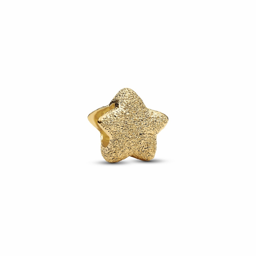 Charm Pandora Mini Estrella Dorada Texturizada 764050C00