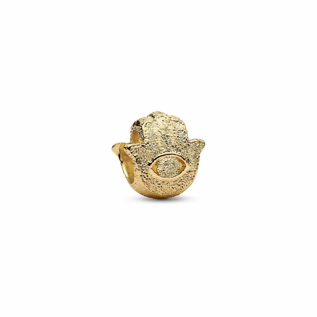 Charm Pandora Mini Mano de Fátima Dorada 764042C00