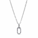 Collar Pandora Forzatina con Colgante Link Abierto en Plata 394086C01-50