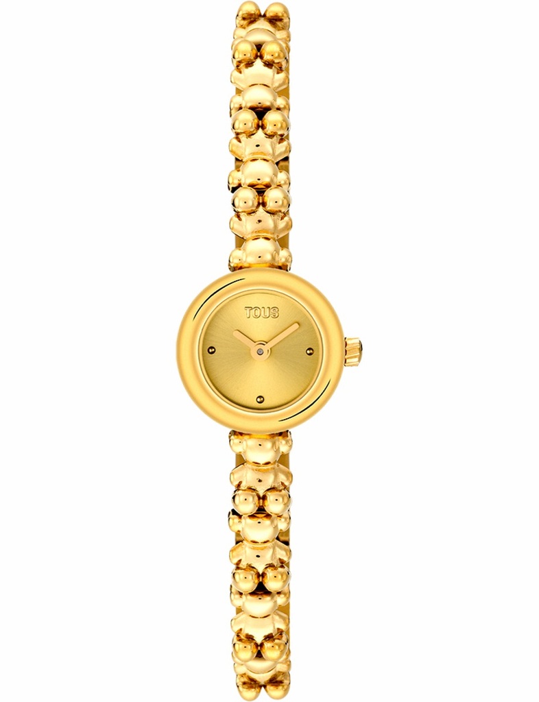 Reloj Tous Bold Bear Analógico Brazalete Acero Dorado Round 3000143200