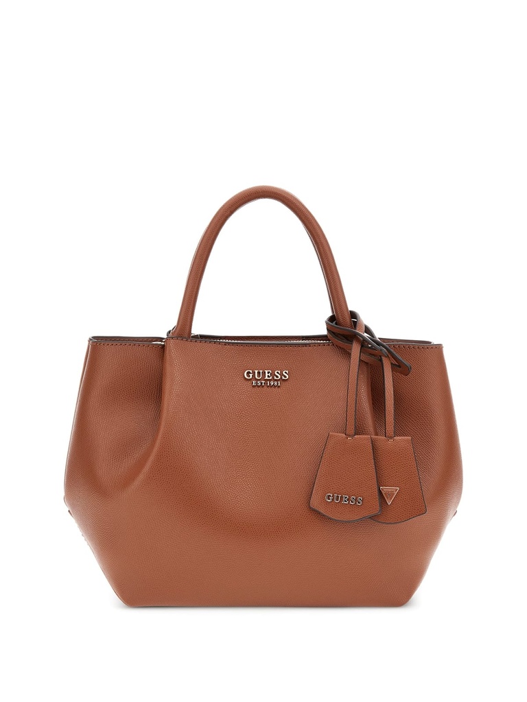 Bolso Guess Amorette Girlfriend Satchel Marrón HWBG7898060-COG