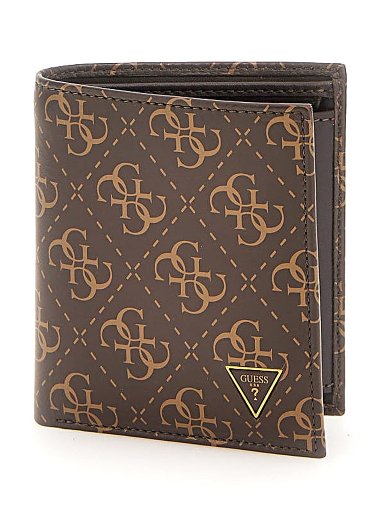 Cartera Guess Milano Bifold S Marrón SMVELELEA22-BNH