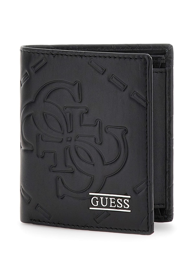 Cartera Guess Boston Bifold S Negra SMBOMGLEA22-BLA