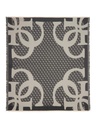 Bufanda Guess Jacquard Kefiah 135x135 Negro AW5418POL03-BLA