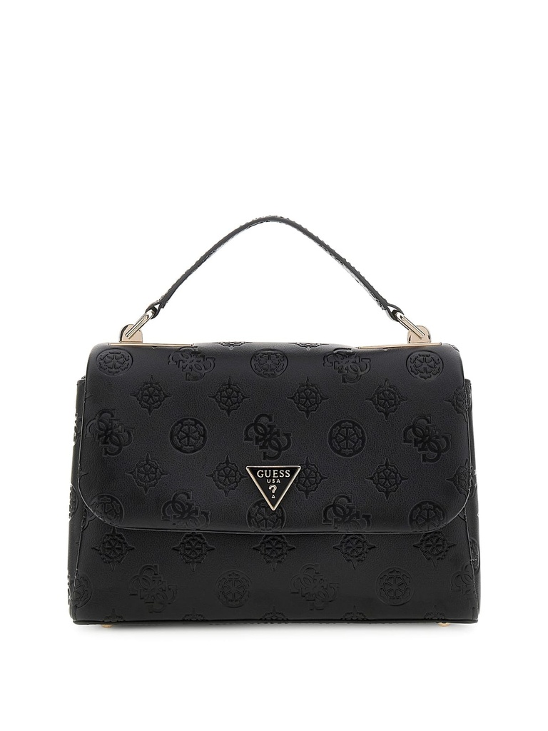 Bolso Guess Tisha Top Handle Flap Negro HWPD7764200-BLO