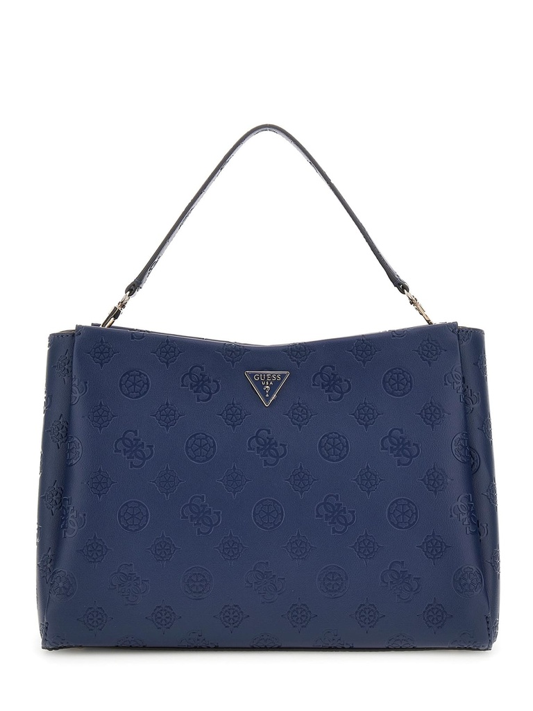 Bolso Guess Tisha Large Girlfriend Satchel Azul HWPD7764070-MDL