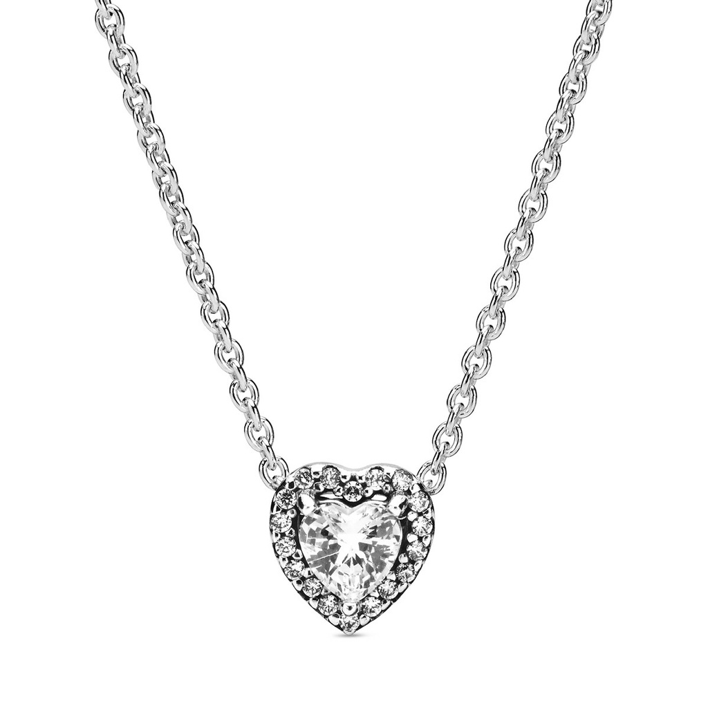 Collar Pandora Corazón en Relieve