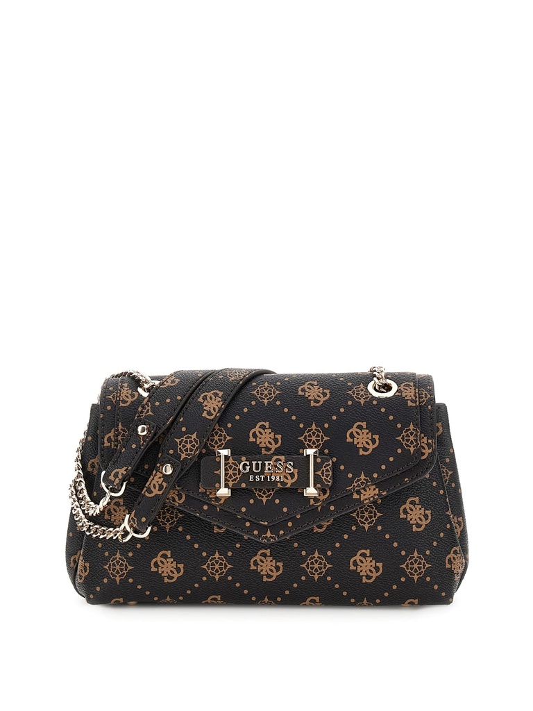 Bolso Guess Silia Convertible Xbody Flap Marrón HWGP9890210-ESL