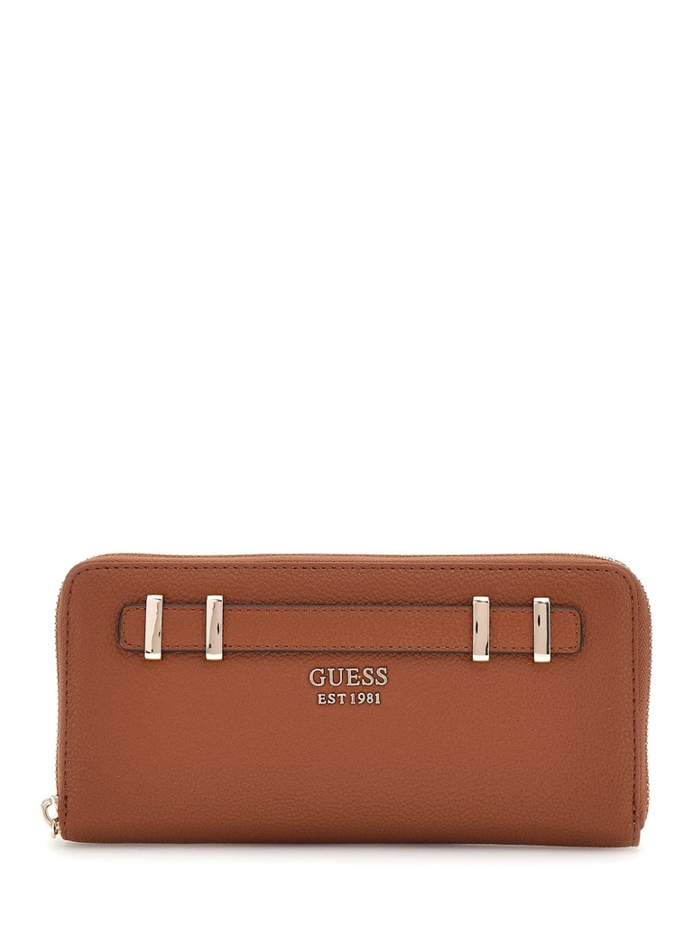 Cartera Guess Gregoria SLG Large Zip Around Coñac SWBG8546146-COG