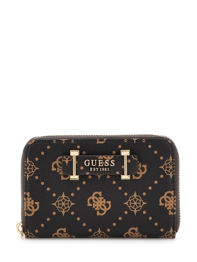 Cartera Guess Silia SLG Medium Zip Around Marrón SWGP9890140-ESL