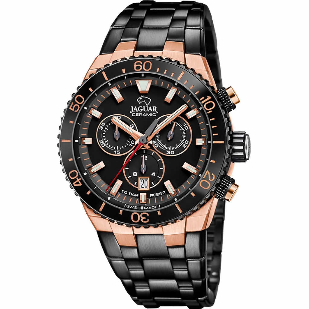 Reloj Jaguar Ceramic Hombre Negro J1023/1