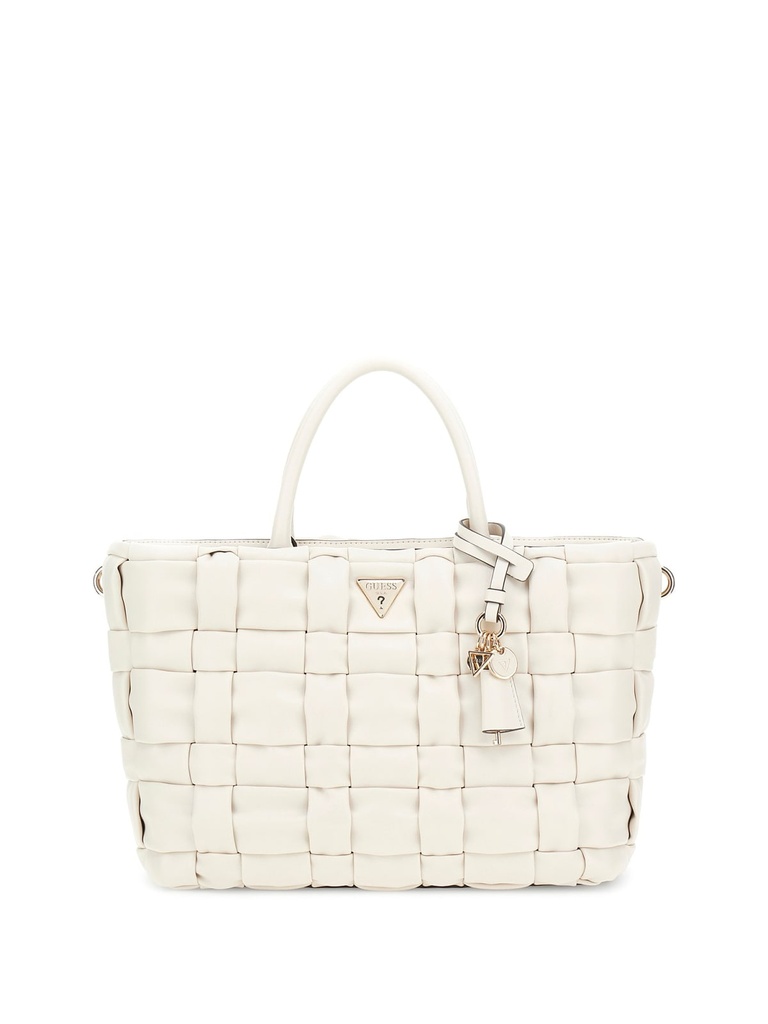 Bolso Guess Marion Satchel Blanco HWWG8072060-BON