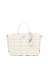 Bolso Guess Marion Satchel Blanco HWWG8072060-BON