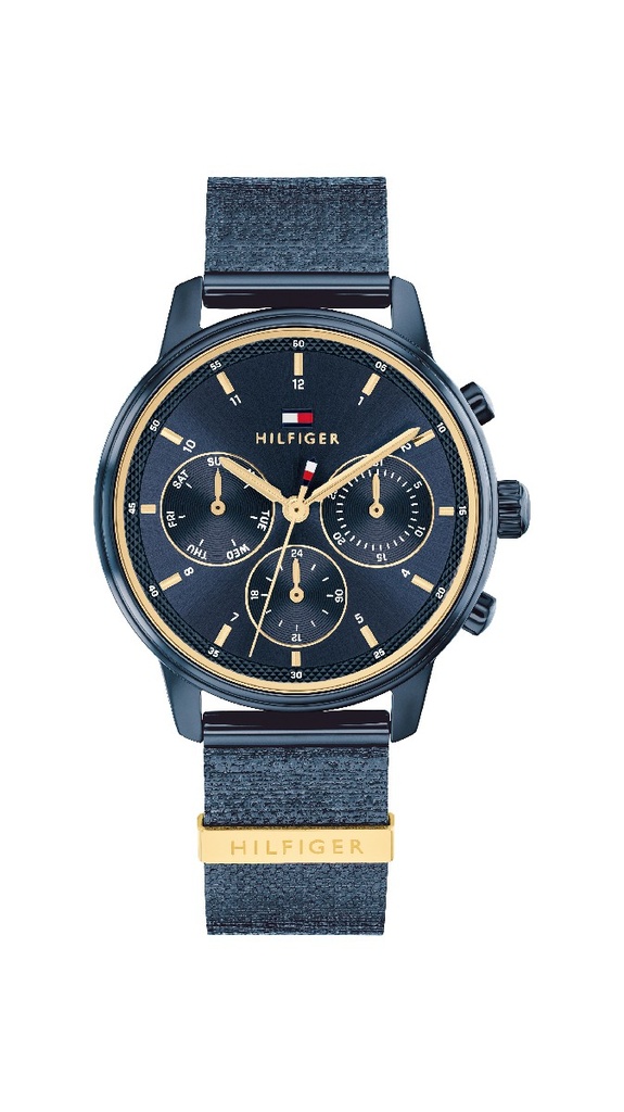 Reloj Tommy Hilfiger Mujer Blake Azul y Dorado Cronógrafo 1782809