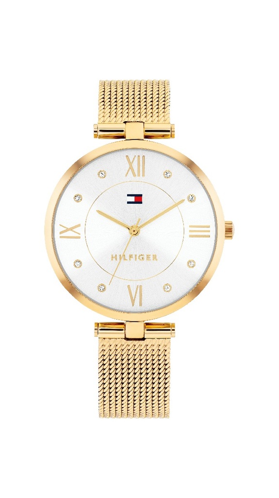 Reloj Tommy Hilfiger Mujer Acero Dorado Esterilla 1782805