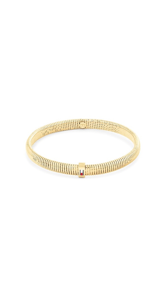 Pulsera Tommy Hilfiger Elastica Acero Ino. Dorado Mujer 2781005