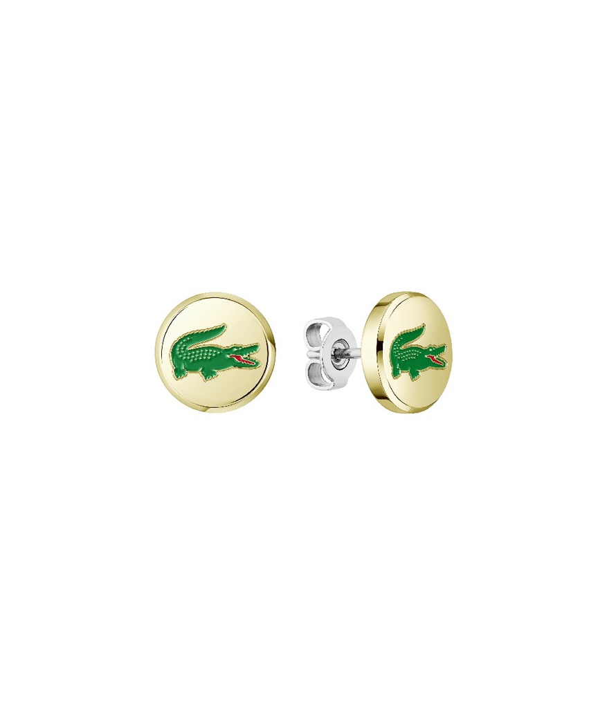 Pendientes Lacoste Artor Acero Dorado 2040498