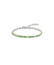 Pulsera Lacoste Duchess Acero Inoxidable Circonitas Verdes Mujer 2040500
