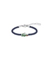 Pulsera Lacoste Cutie Croc Piel Azul Kids 2040529