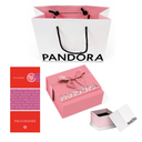 Set Pandora 3 Piezas, Caja pequeña, Caja de regalo rosa premium y Tarjeta dedicatoria