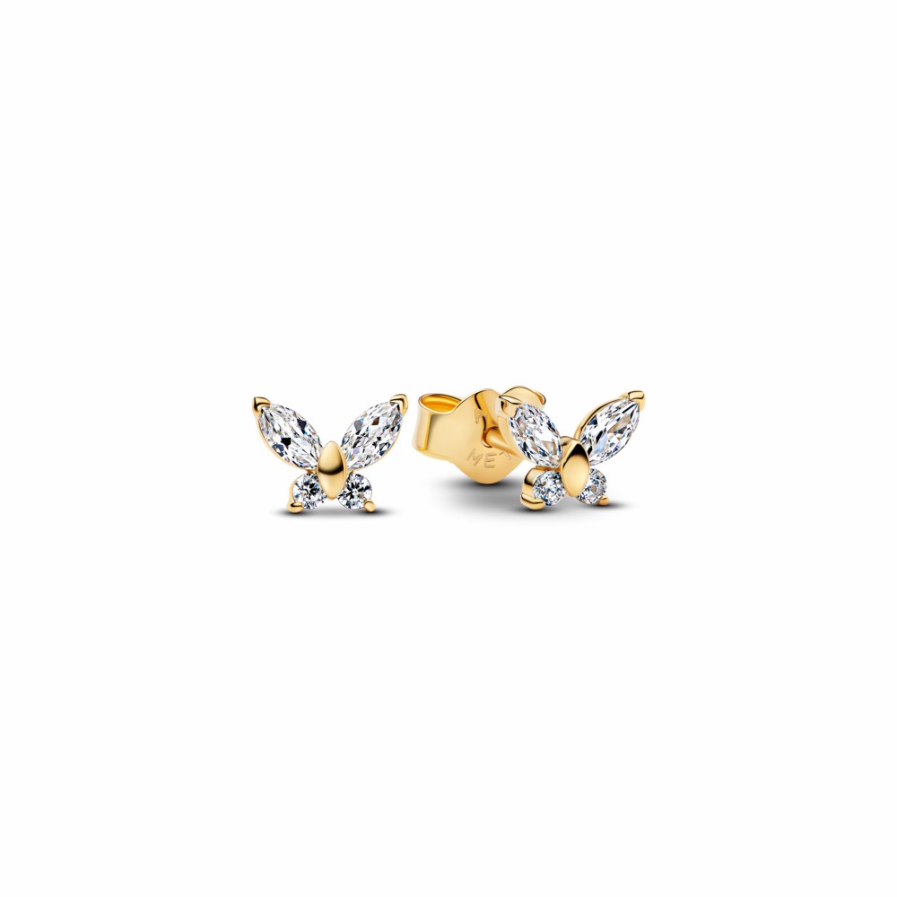 Pendientes Pandora Botón Mariposa 264264C01