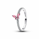 Anillo Pandora Mariposa Rosa Brillante 194269C02