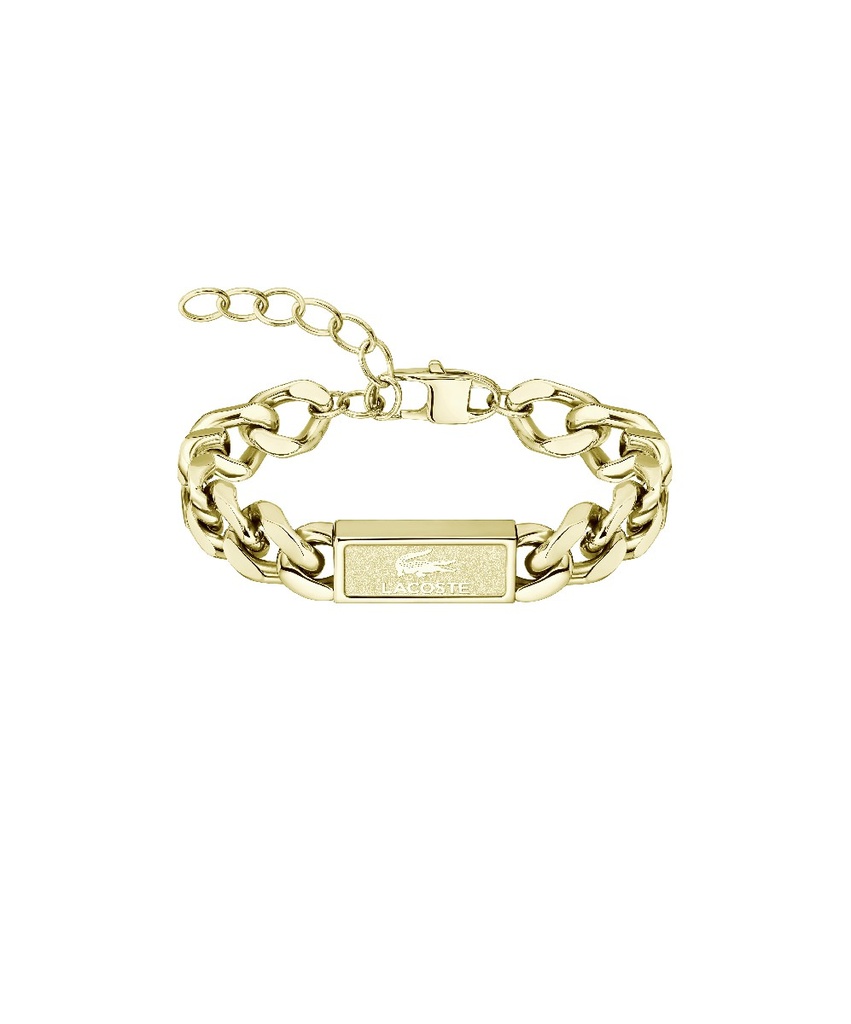 Pulsera Lacoste Hombre Acero Dorado 2040440