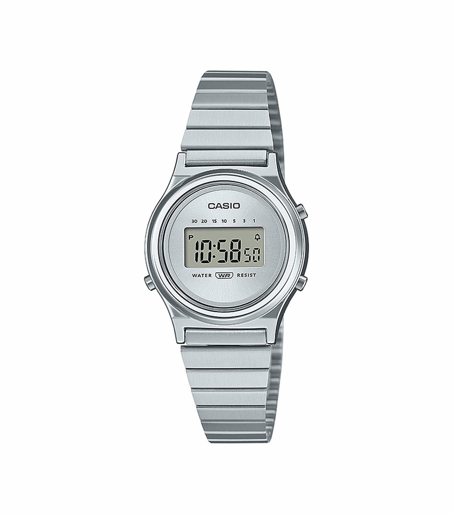 Reloj Casio Vintage Mini Plateado LA700WE-7AEF