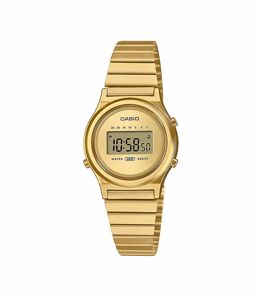 Reloj Casio Vintage Mujaer Acero Dorado LA700WEG-9AEF