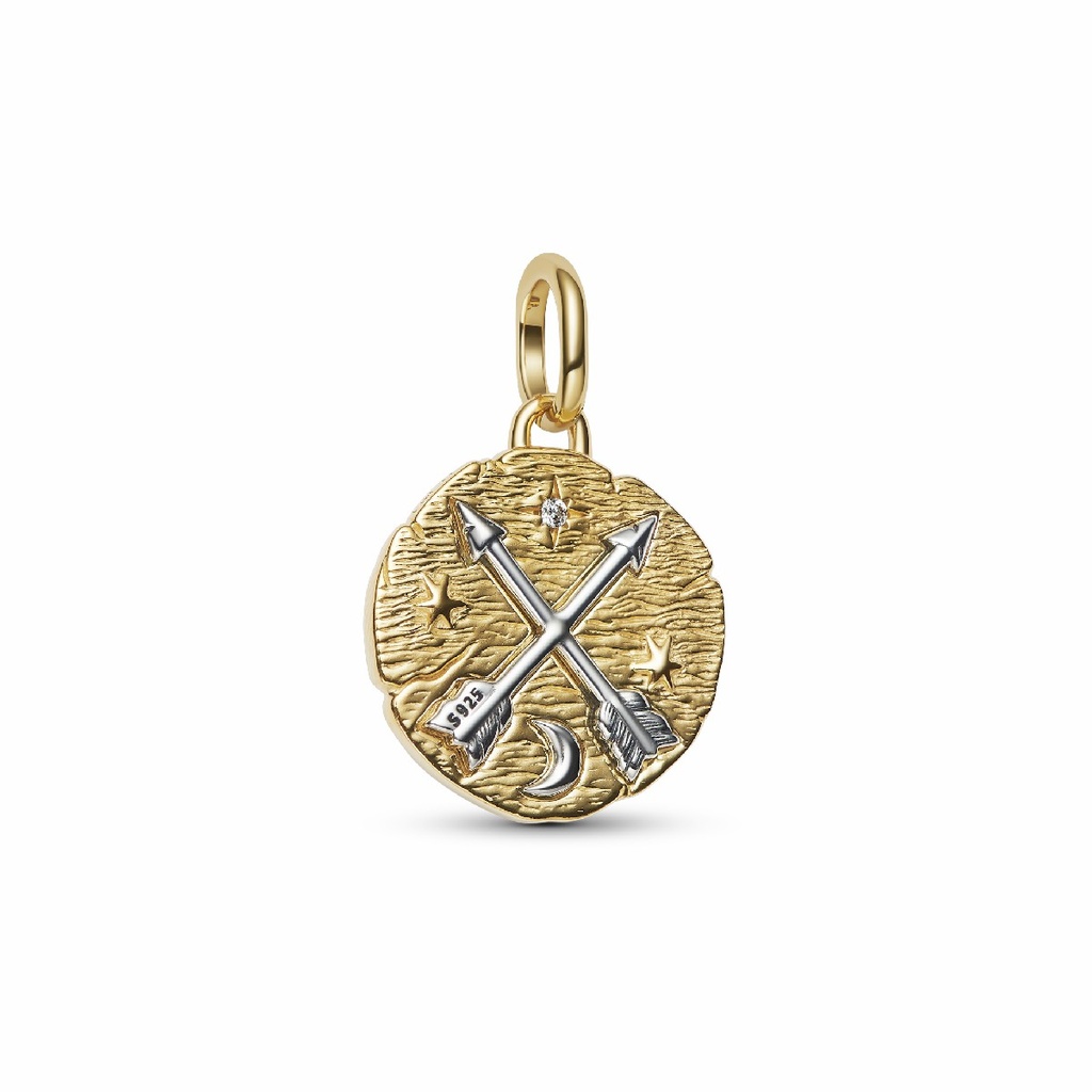 Charm Pandora  Medallón y Flechas Cruzadas 764081C01