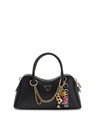Bolso Guess Davinia Charms Satchel Negro HWBG9899060-BLA