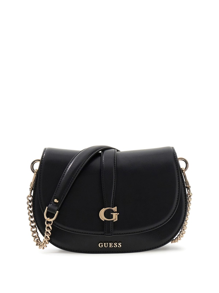  Bolso Guess Carri Flap Shoulder Negro HWVG9896200-BLA