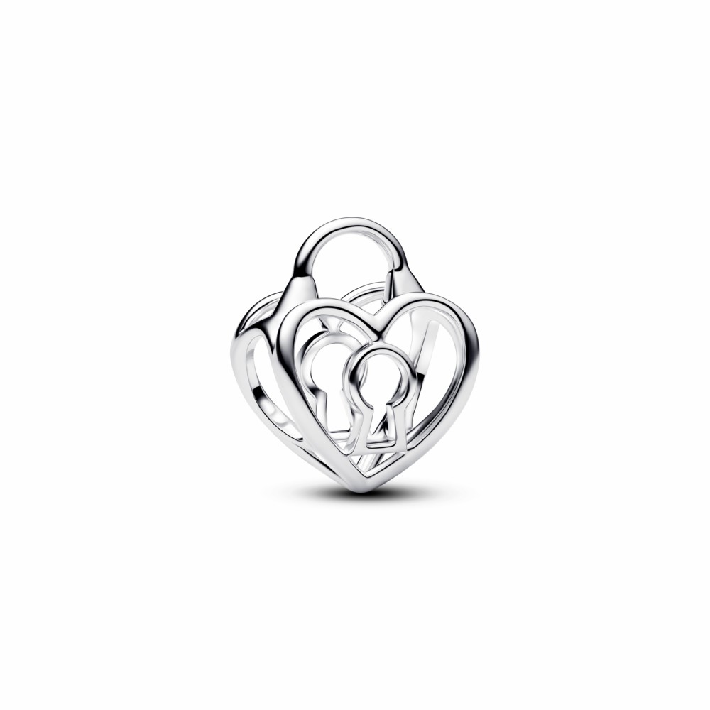 Charm Pandora Candado Corazón en Filigrana Plata 794358C00