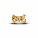 Charm Pandora Besos Escrito a Mano Dorado 764422C00