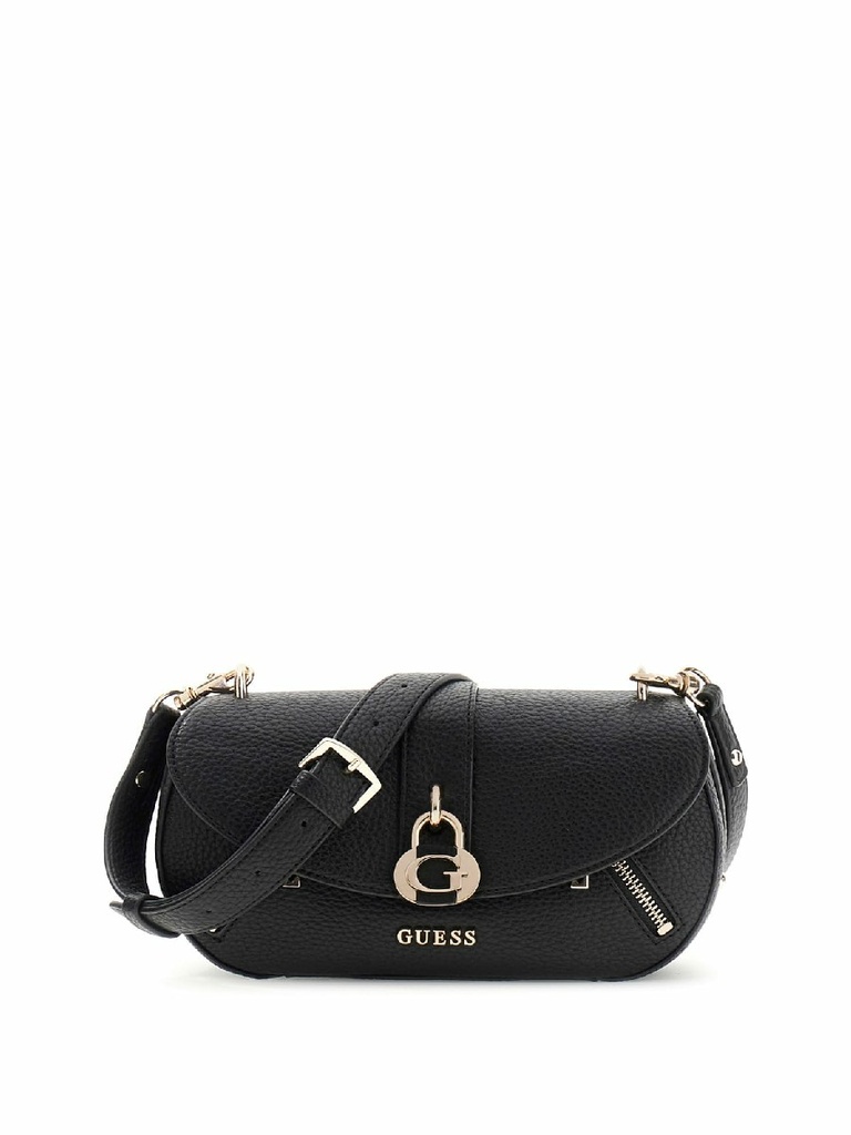 Bolso Guess Jessa Flap Crossbody Negro HWBG8362200-BLA