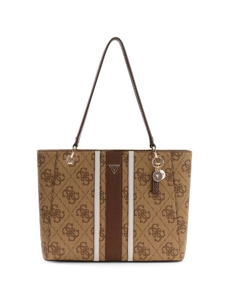 Bolso Guess Noelle Shoper Marrón Logo HWSS9672250-LGW